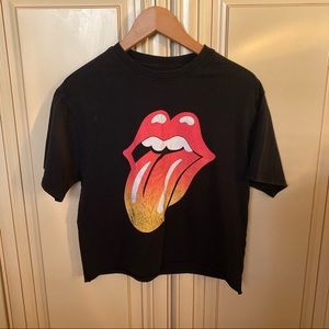 The Rolling Stones crop tee